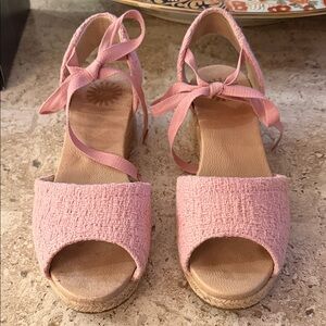 UGG Pink Women's Espadrille Sandals